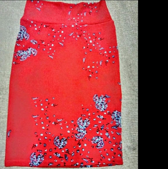 LuLaRoe Dresses & Skirts - NWT LuLaRoe CASSIE FLORAL SKIRT XS FIRM PRICE